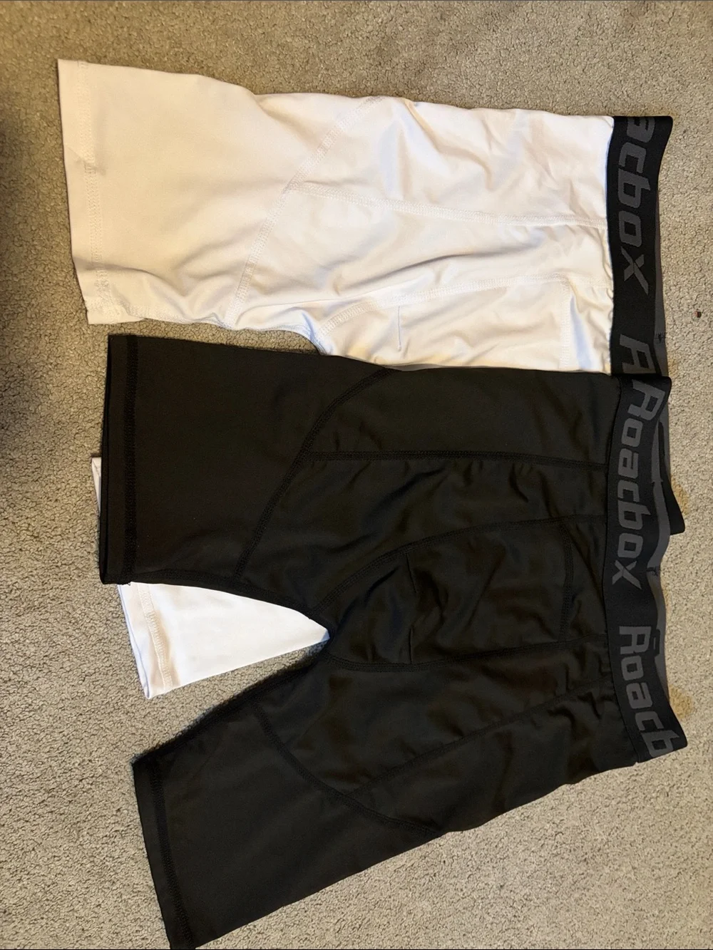 RAGA Kids Compression Shorts - Black and White Duo